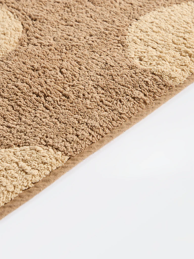 Westside Home Brown Polka Dot Bath Mat - Image 2