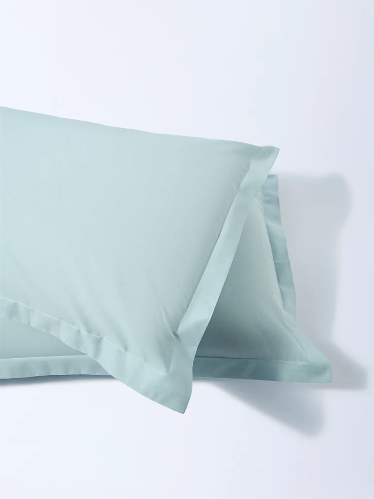 Westside Home Brown Solid Pillowcases (Set of 2) - Image 4