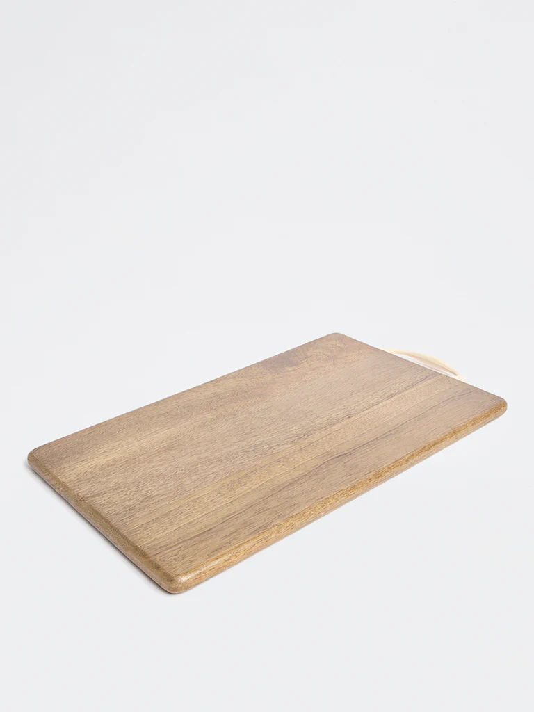 Westside Home Brown Wooden Chopper - Image 2