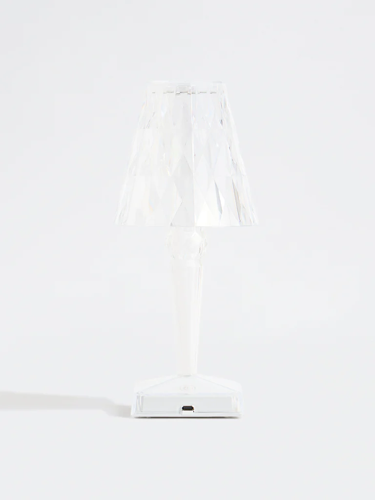 Westside Home Clear Acrylic Table Lamp - Image 2