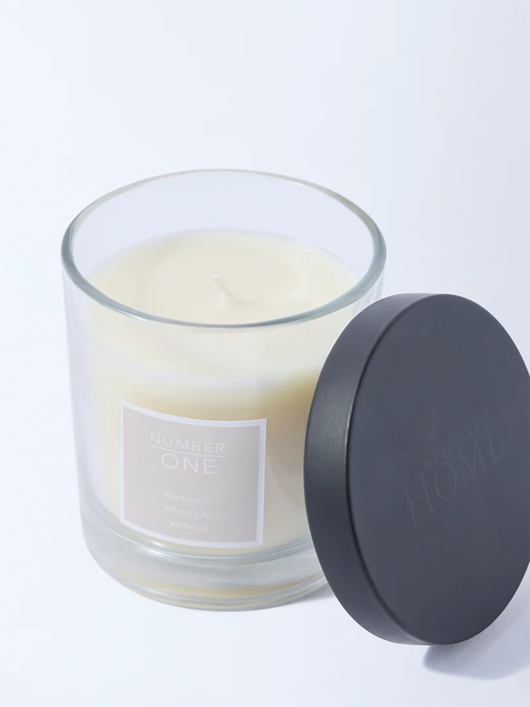 Westside Home Clear Eau Nude Scented Glass Candle - Image 3