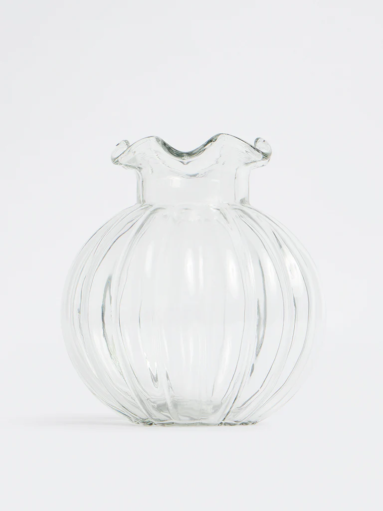 Westside Home Clear Flower Vase - Small