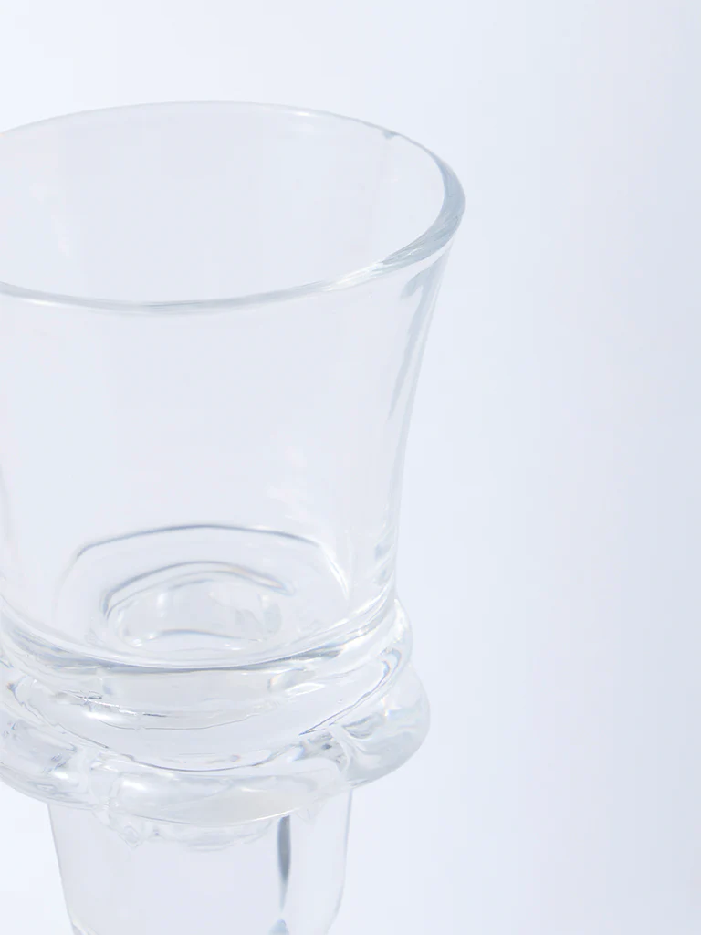 Westside Home Clear Glass Tapered Tealight Candle Holder - Small - Image 3