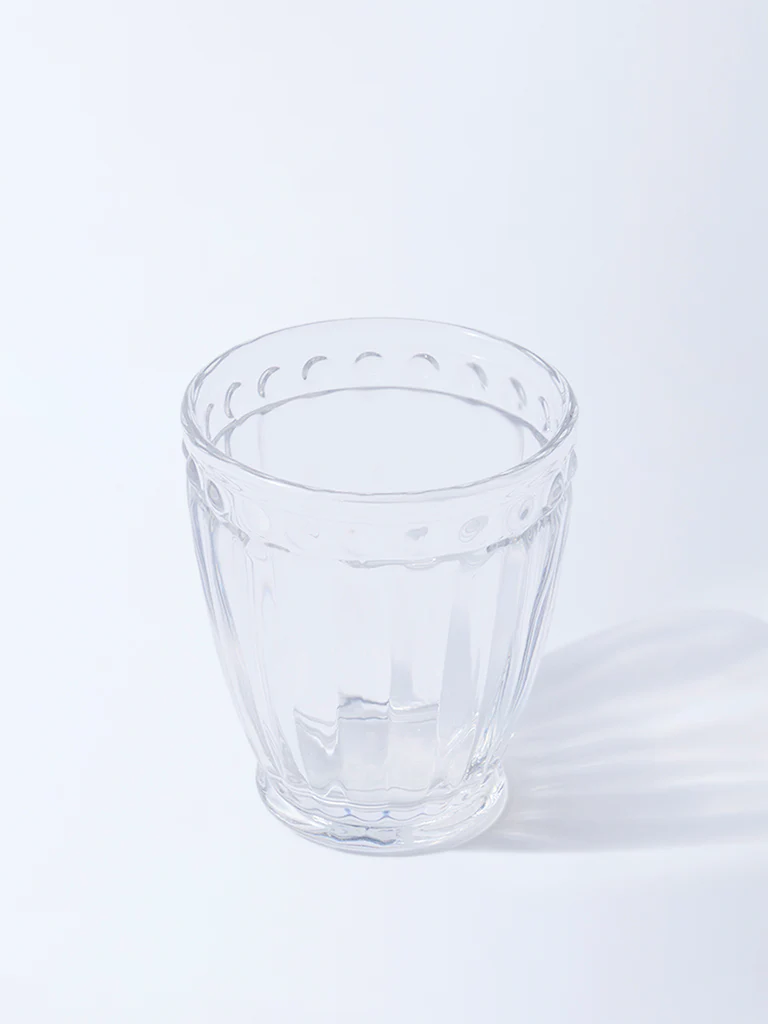 Westside Home Clear Textured Water Glass - Image 2