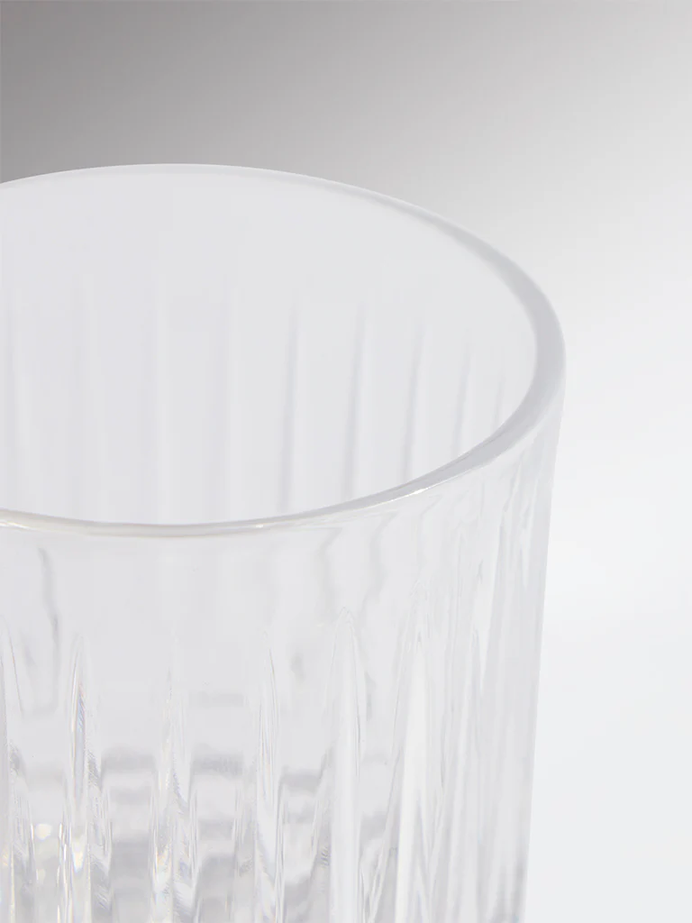 Westside Home Clear Textured Water Glass - Image 4