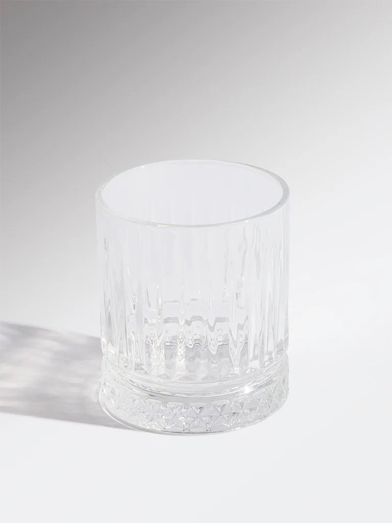Westside Home Clear Textured Whiskey Glass - Image 3
