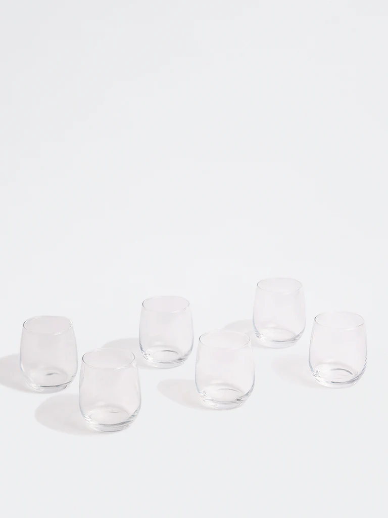 Westside Home Clear Water Glass (Set of 4) - Image 2