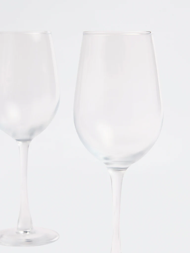 Westside Home Clear Wine Glass (Set of 4) - Image 3