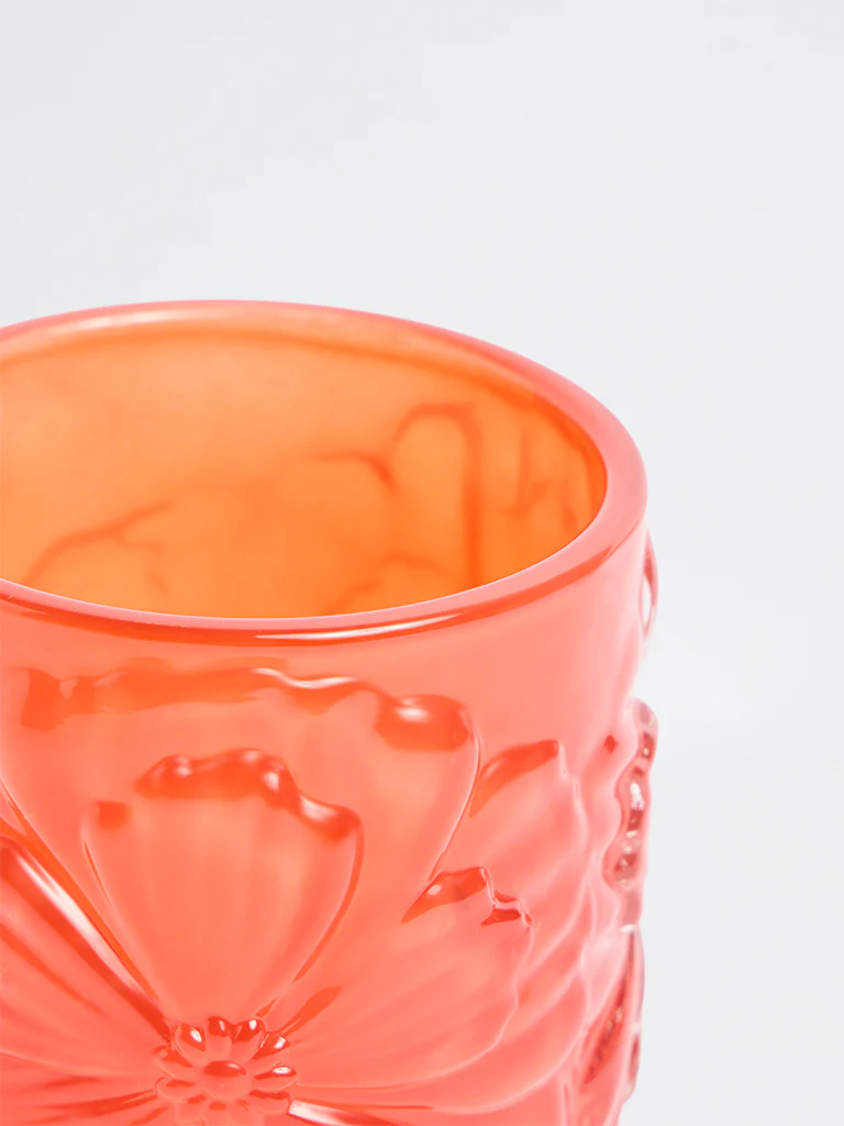 Westside Home Coral Glass Votive Candle Holder - Image 3