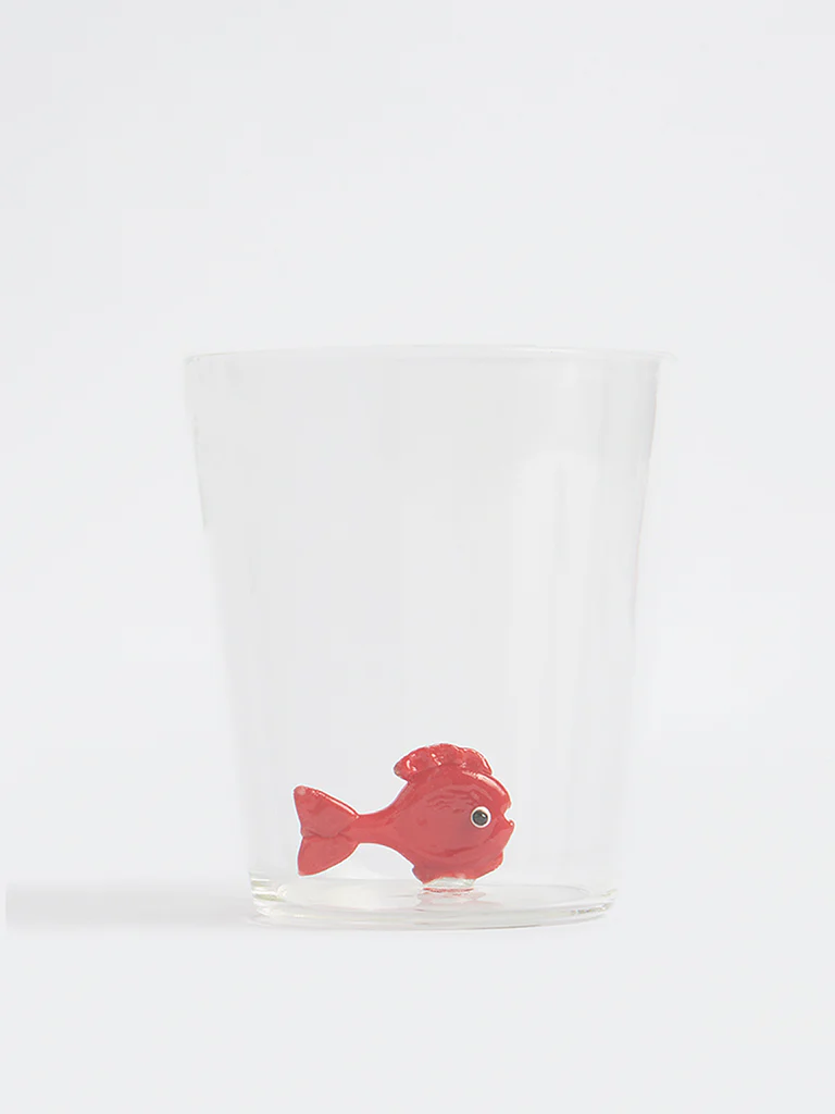 Westside Home Fish Detail Water Glass