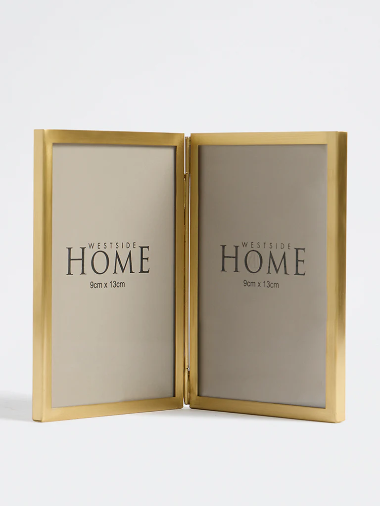Westside Home Gold Folding Metal Photo Frame