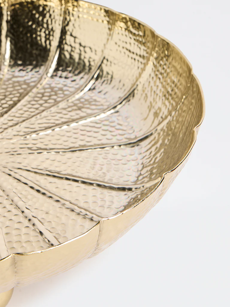 Westside Home Gold Hammered Textured Tray - Image 3