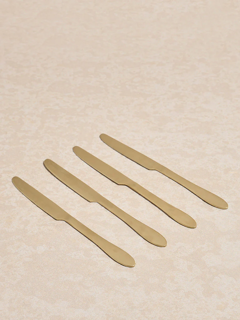 Westside Home Gold Matte Table Knife (Set of 4) - Image 2