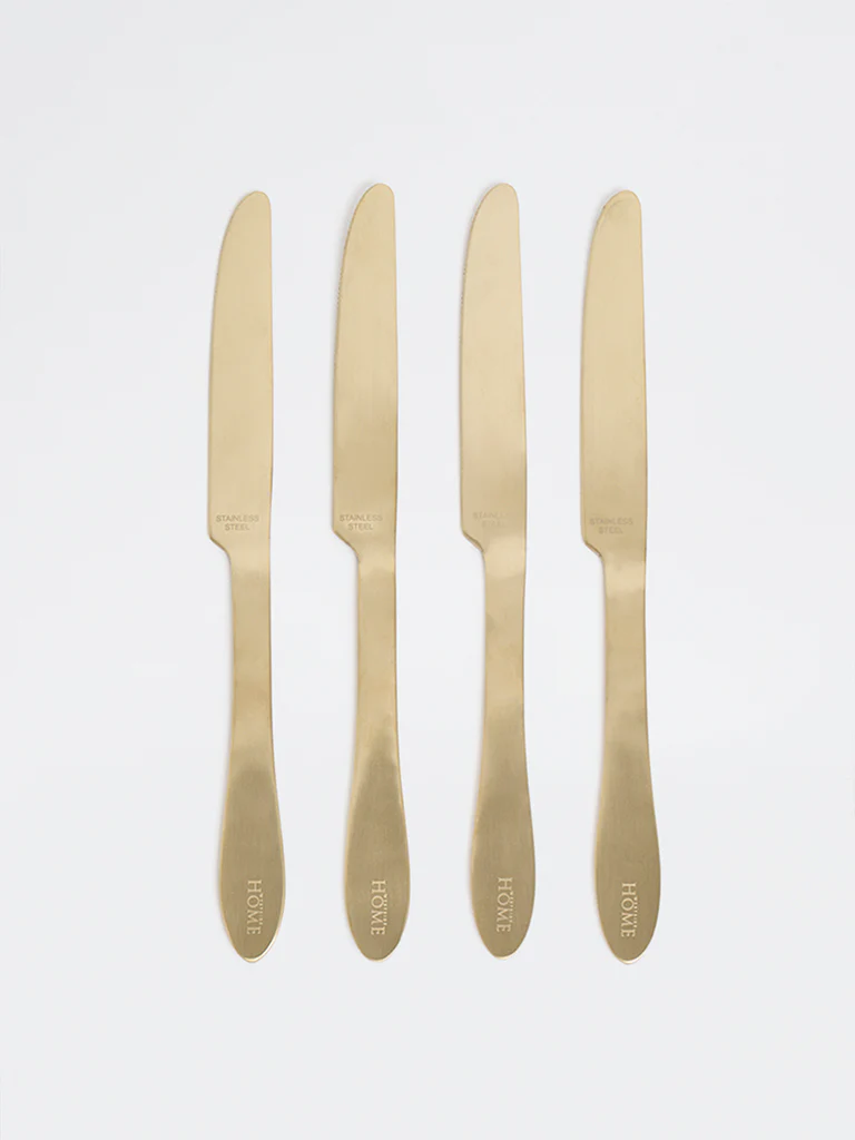 Westside Home Gold Matte Table Knife (Set of 4) - Image 2
