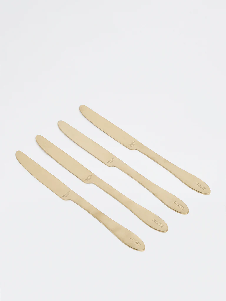 Westside Home Gold Matte Table Knife (Set of 4) - Image 3