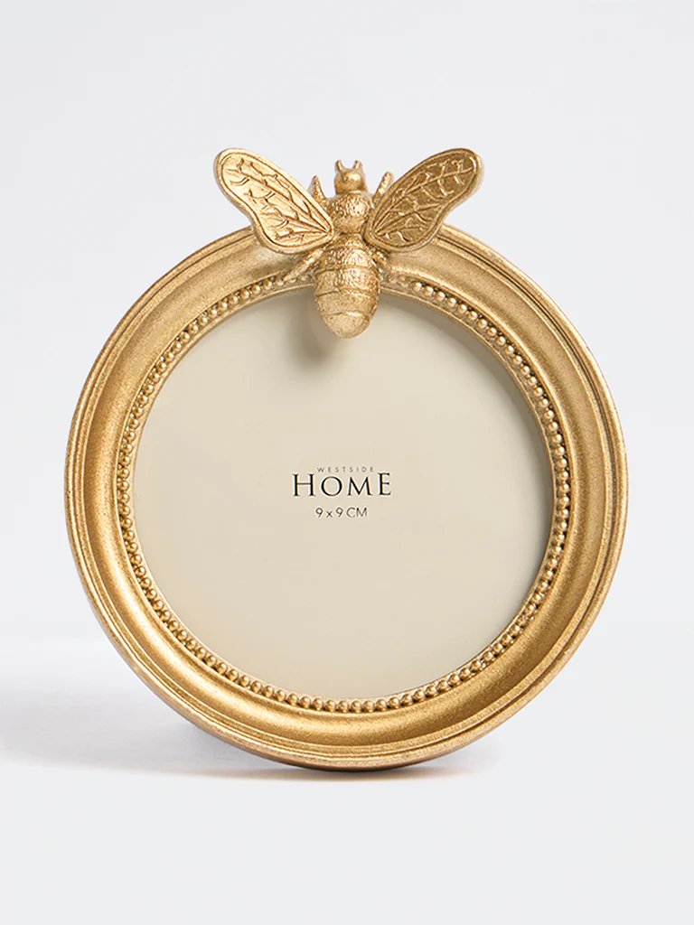Westside Home Gold Metal Bee Photo Frame