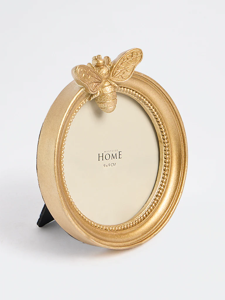 Westside Home Gold Metal Bee Photo Frame - Image 2