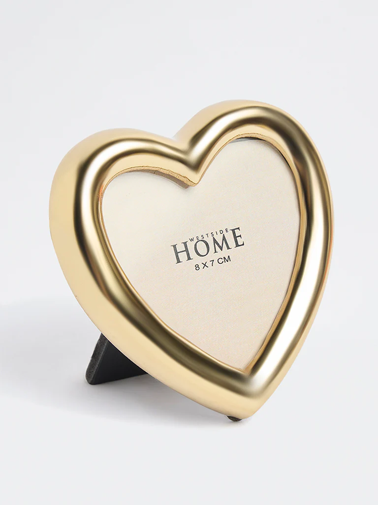 Westside Home Gold Metal Heart Photo Frame - Image 2