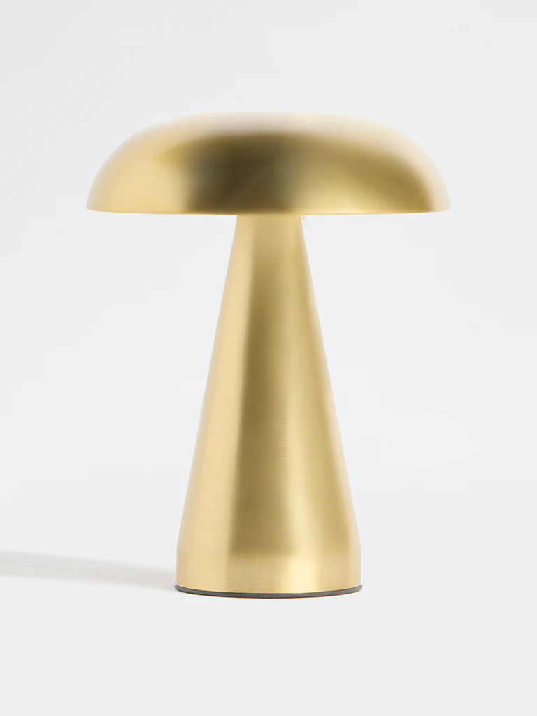 Westside Home Gold Mushroom Table Lamp - Image 2