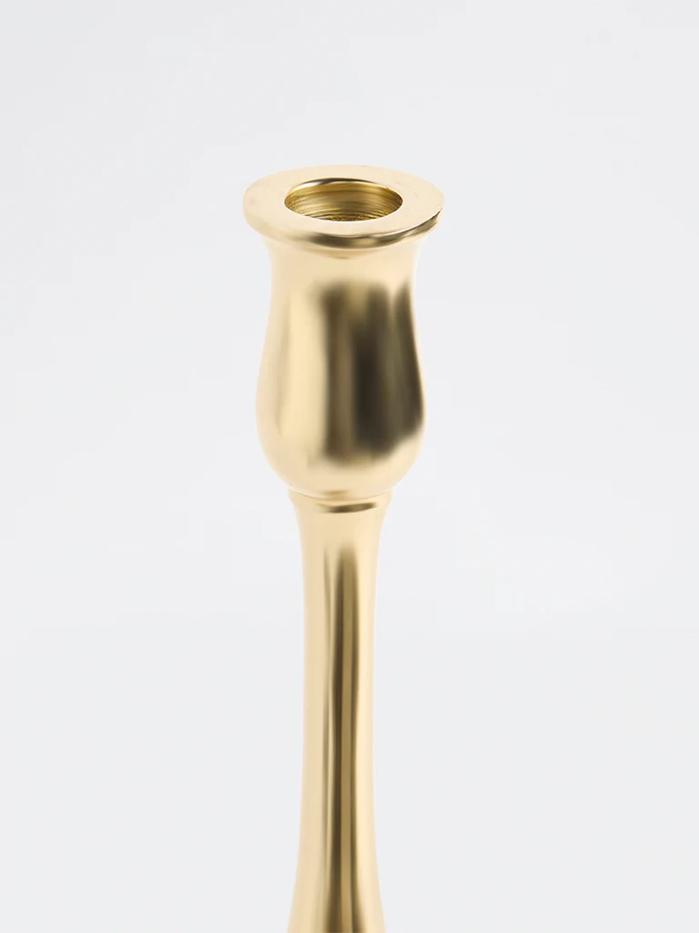 Westside Home Gold Tapered Candle Holder - Image 4