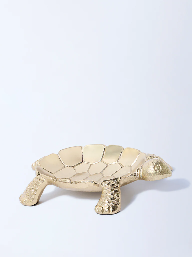 Westside Home Gold Turtle Decorative Object - Image 2