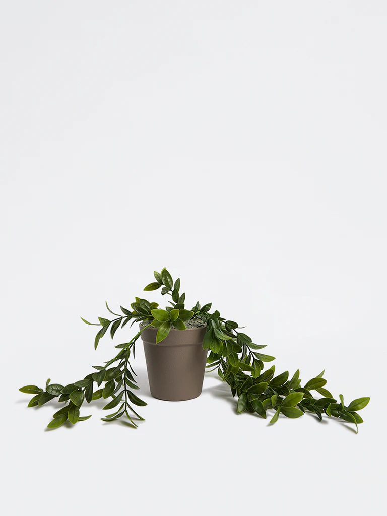 Westside Home Green Artificial Drooping Plant