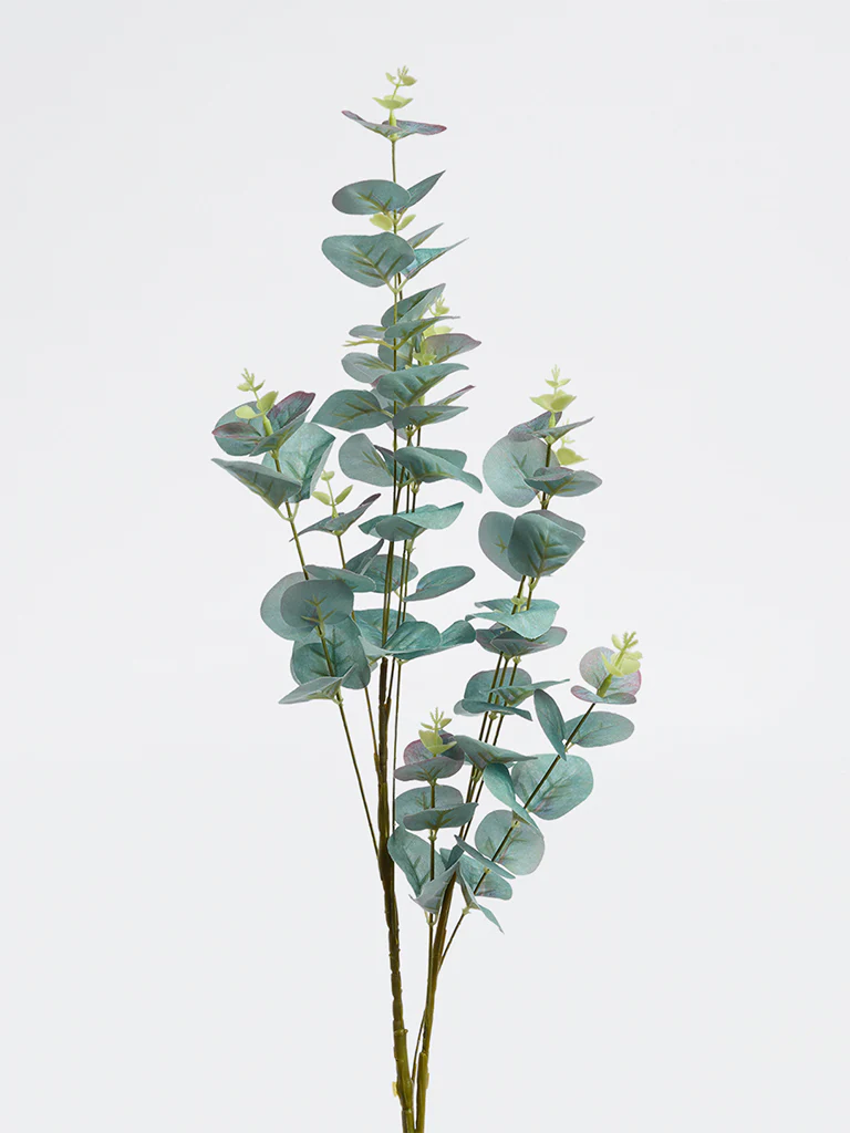 Westside Home Green Eucalyptus Leaf Artificial Plant - Image 2