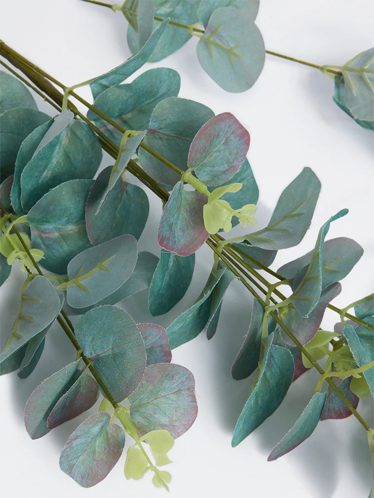 Westside Home Green Eucalyptus Leaf Artificial Plant - Image 4