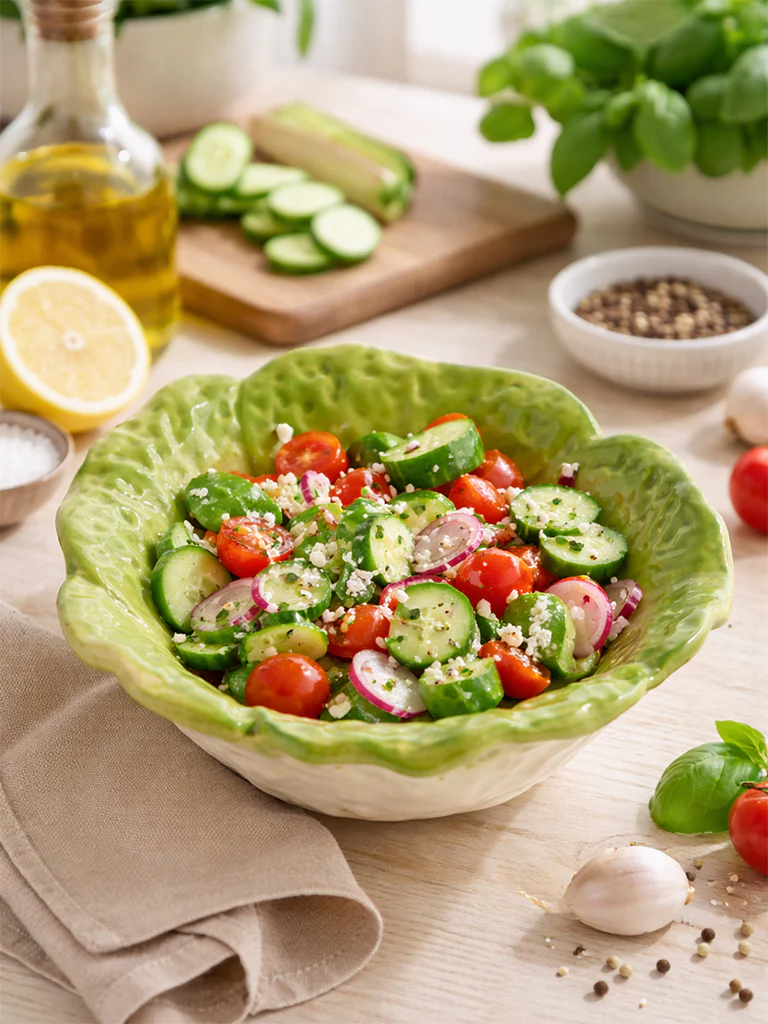 Westside Home Green Lettuce Small Bowl