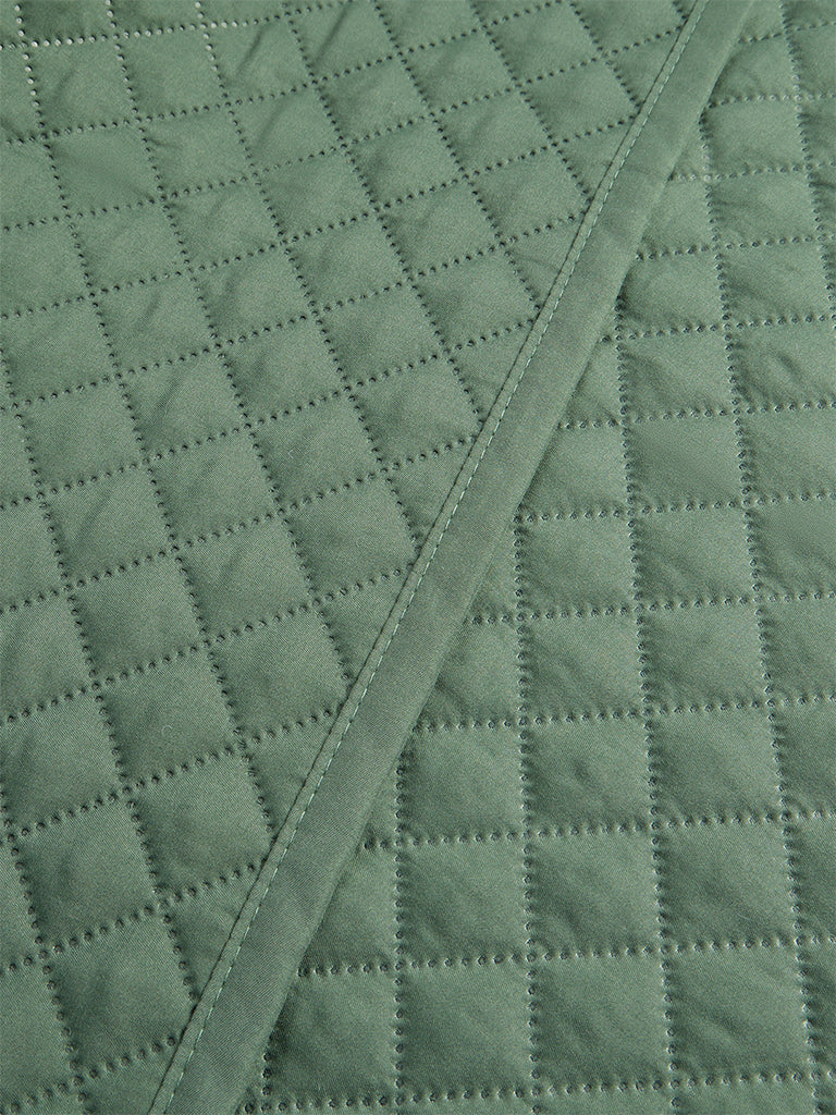 Westside Home Green Queen Heat Seal Quilt - Image 4
