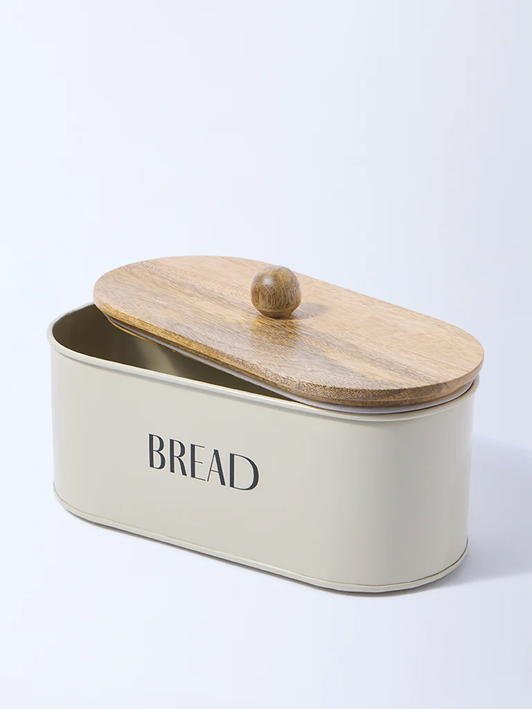 Westside Home Ivory Bread Box - Image 2