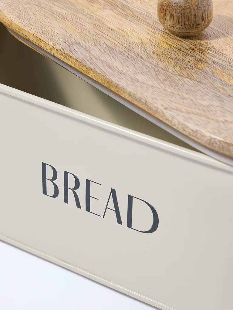 Westside Home Ivory Bread Box - Image 3