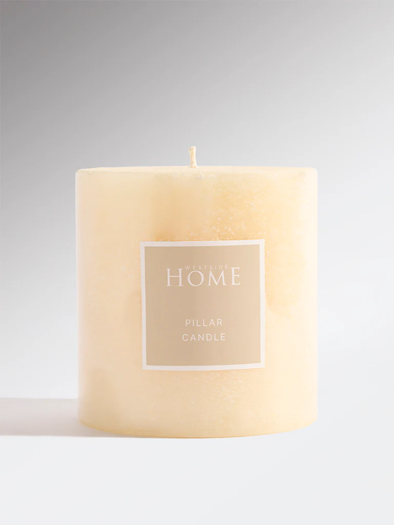 Westside Home Ivory Pillar Candle