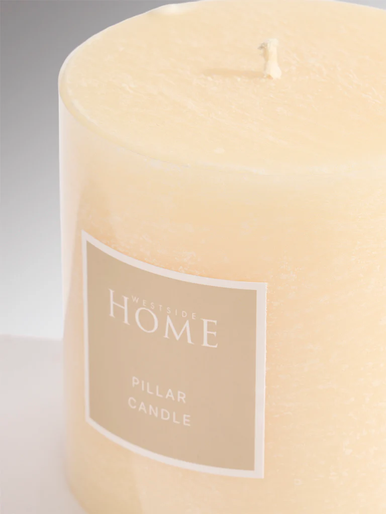 Westside Home Ivory Pillar Candle - Image 3