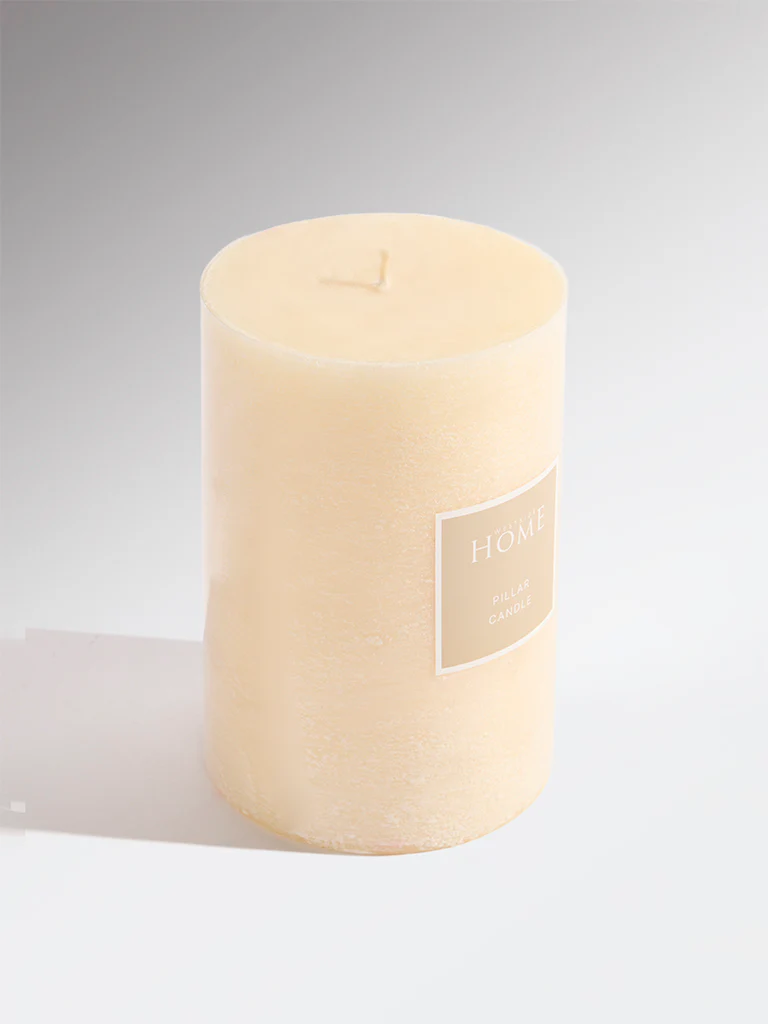 Westside Home Ivory Pillar Candle - Image 2