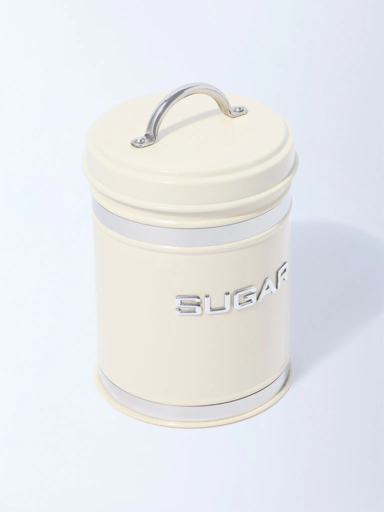 Westside Home Ivory Sugar Storage Jar with Lid - Image 2