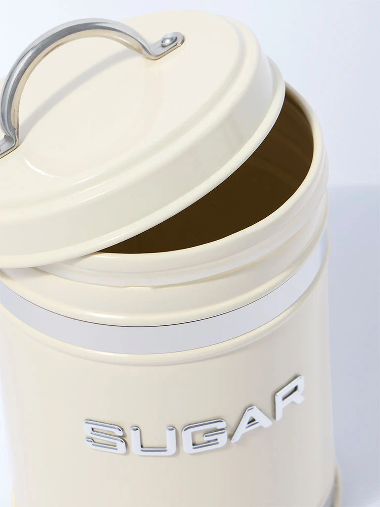 Westside Home Ivory Sugar Storage Jar with Lid - Image 3