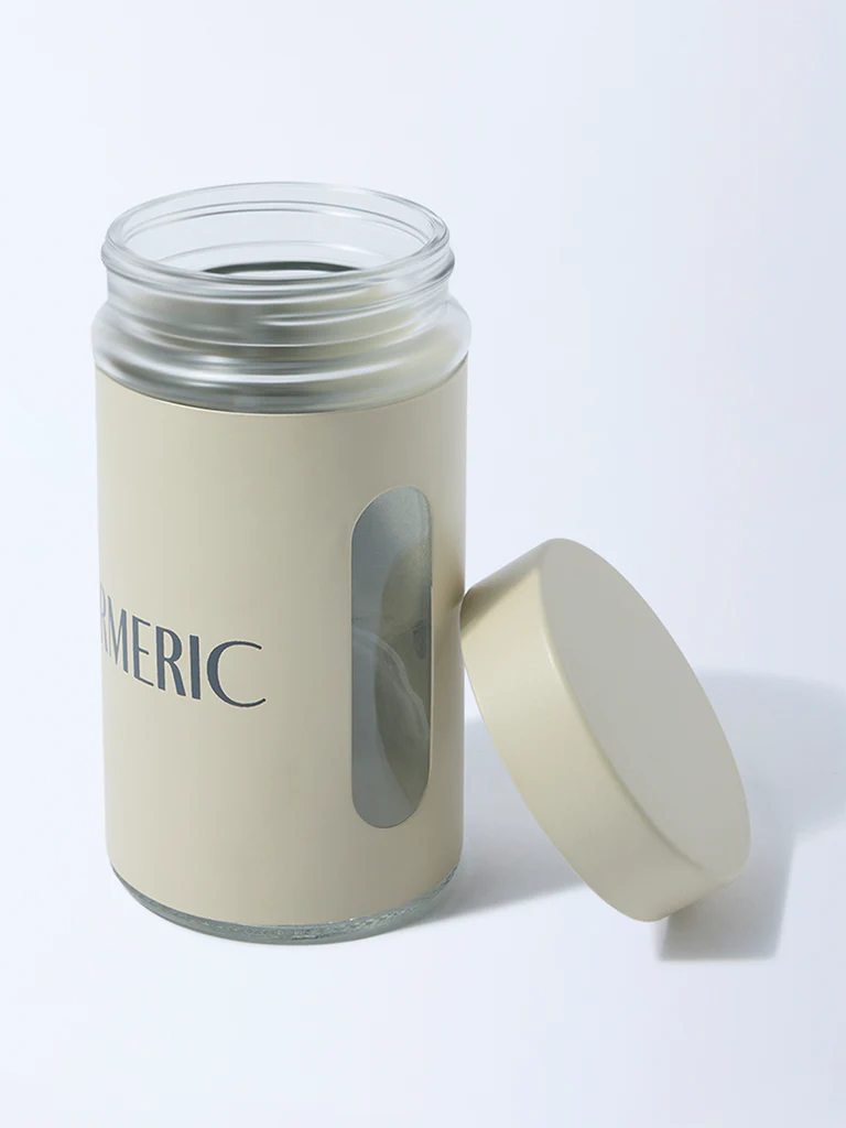 Westside Home Ivory Turmeric Jar - Image 2