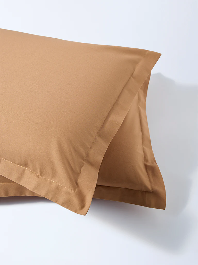 Westside Home Light Blue Solid Pillowcases (Set of 2) - Image 4