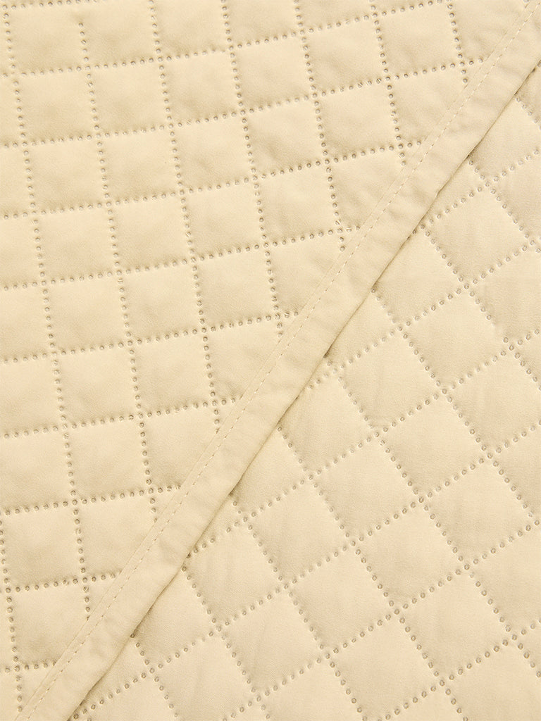 Westside Home Light Taupe Queen Heat Seal Quilt - Image 4