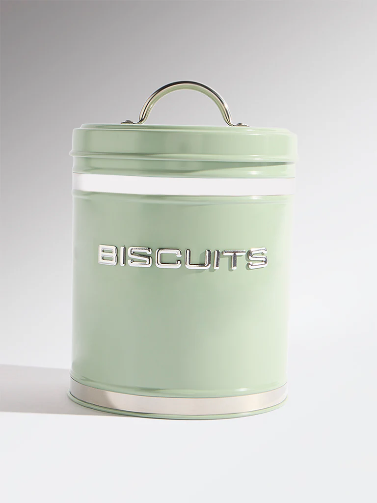 Westside Home Mint Biscuits Storage Jar