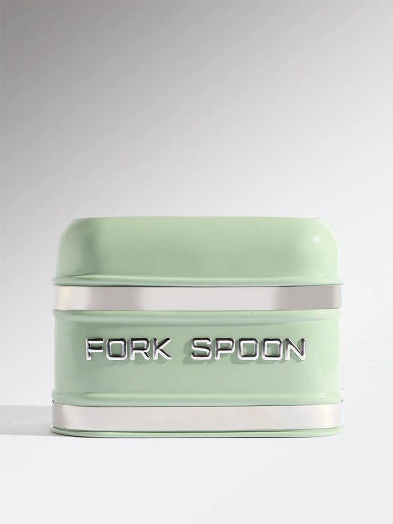 Westside Home Mint Fork and Spoon Cutlery Holder