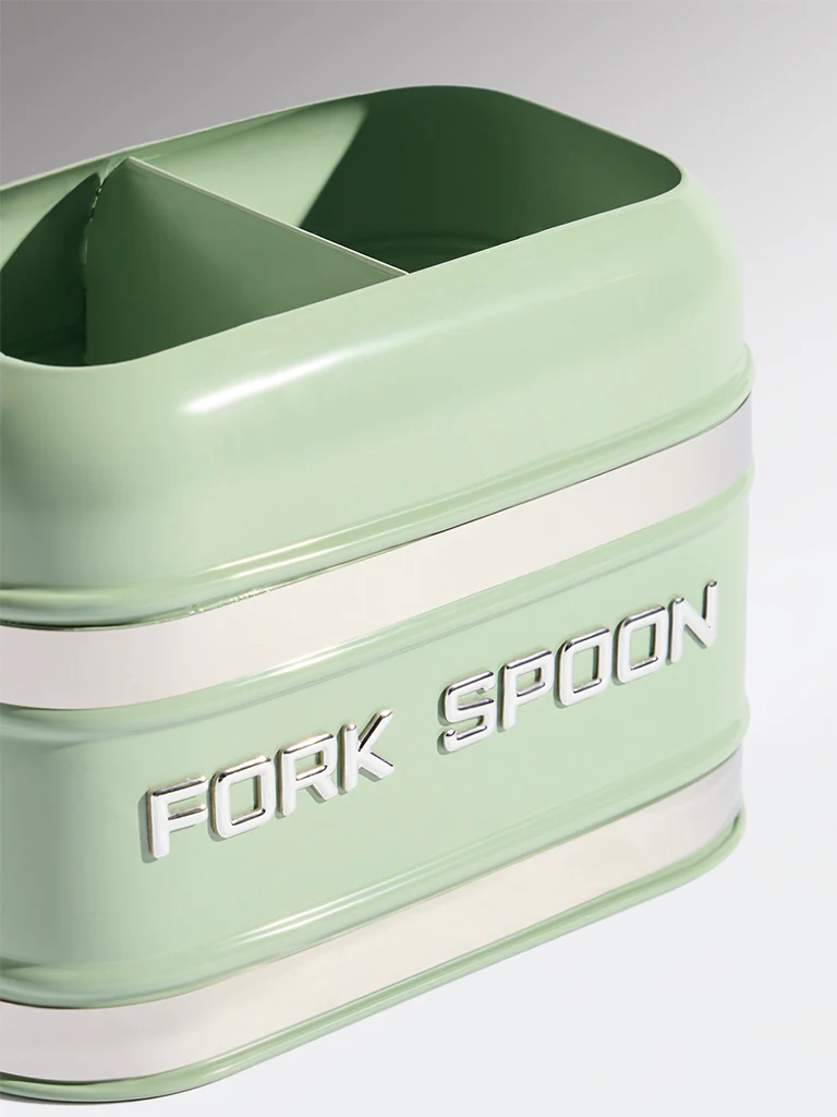 Westside Home Mint Fork and Spoon Cutlery Holder - Image 3