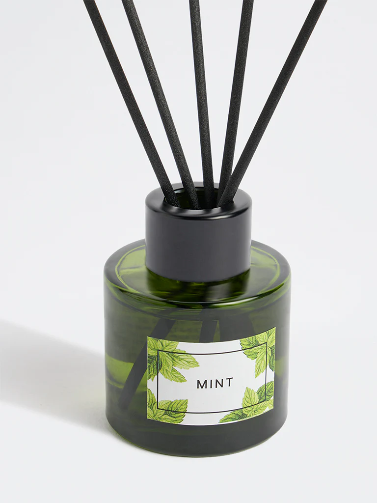 Westside Home Mint Fragrance Diffuser with Five Reed Sticks - Image 3
