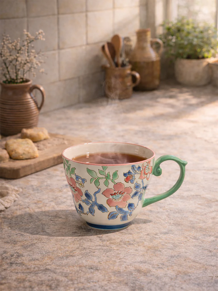 Westside Home Multicolour Floral Mug