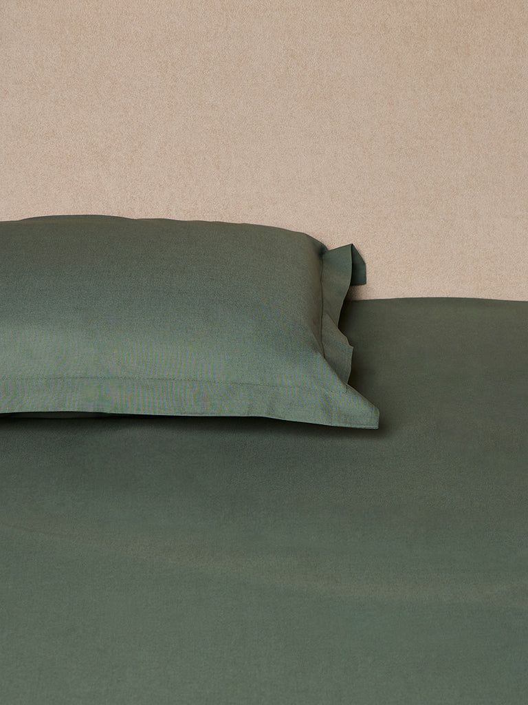 Westside Home Olive Solid King Bed Sheet Set