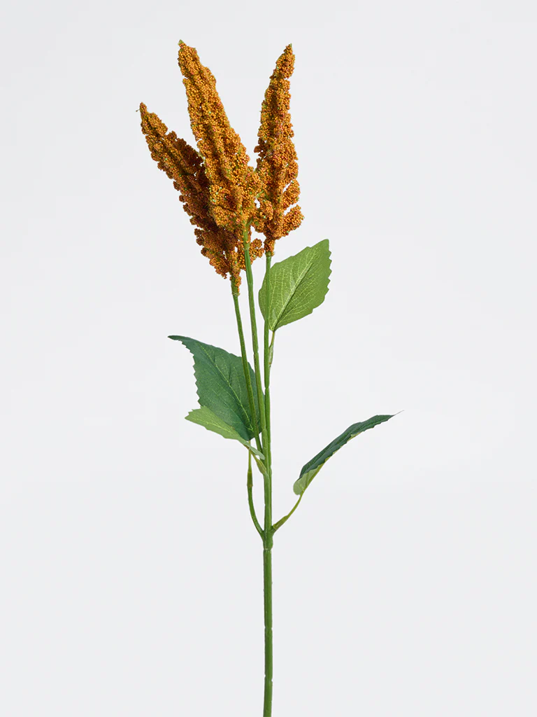 Westside Home Orange Artificial Celosia Plant - Image 2