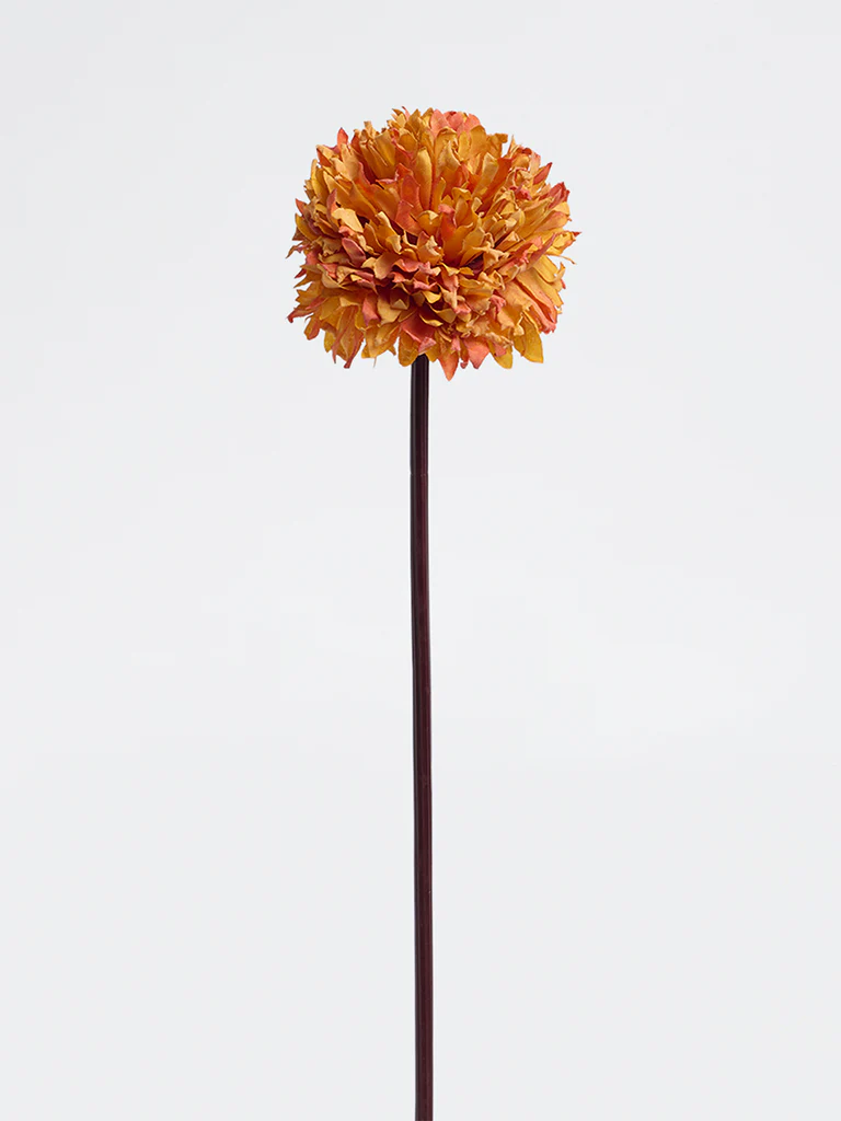 Westside Home Orange Artificial Marigold Flower