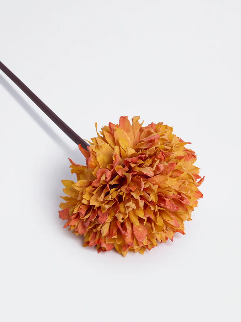 Westside Home Orange Artificial Marigold Flower - Image 2