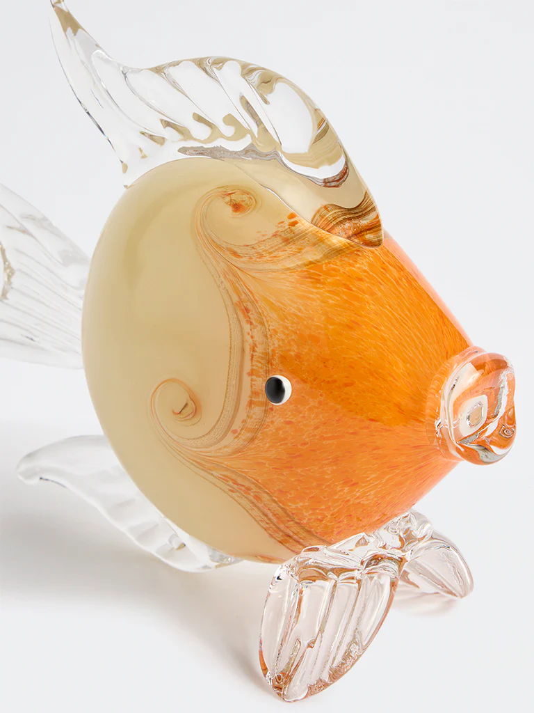 Westside Home Orange Glass Fish - Image 3